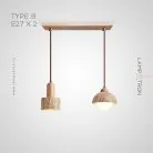 Готовая комбинация светильников JAMTE COMBO Тип B. 2 лампы. Планка Lampatron 7122-19547