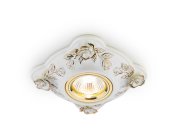 Встраиваемый светильник Ambrella light D5504 W/GD