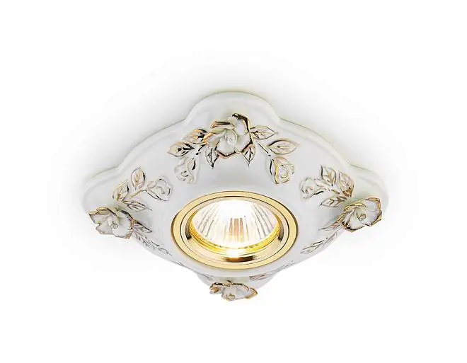 Встраиваемый светильник Ambrella light D5504 W/GD Встраиваемый светильник Ambrella light D5504 W/GD