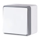 Выключатель одноклавишный влагозащищенный Werkel W5010201 Gallant (белый) a051574