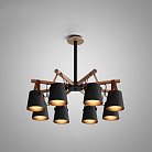 Люстра Потолочная На Штанге Natura C8 Black ImperiumLoft 178002-26