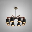 Люстра Потолочная На Штанге Natura C8 Black ImperiumLoft 178002-26