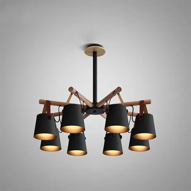 Люстра Потолочная На Штанге Natura C8 Black ImperiumLoft 178002-26 Люстра Потолочная На Штанге Natura C8 Black ImperiumLoft 178002-26
