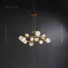 Кольцевые люстры и светильники BASTINE 12 ламп Lampatron f-bastine-12 5245-13378
