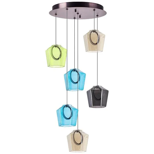 Люстра LED 6х6W 700LM Lightstar 796169 CARAMELLO Люстра LED 6х6W 700LM Lightstar 796169 CARAMELLO