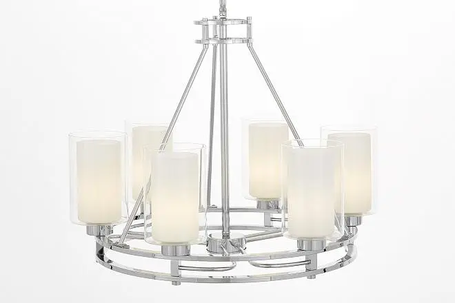 Подвесной светильник Lumina Deco LDP 8025-6 CHR+WT Marietta Подвесной светильник Lumina Deco LDP 8025-6 CHR+WT Marietta
