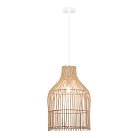 Светильник подвесной Белый/Бежевый E27 1*40W ST-Luce SL1513.523.01 CESTA