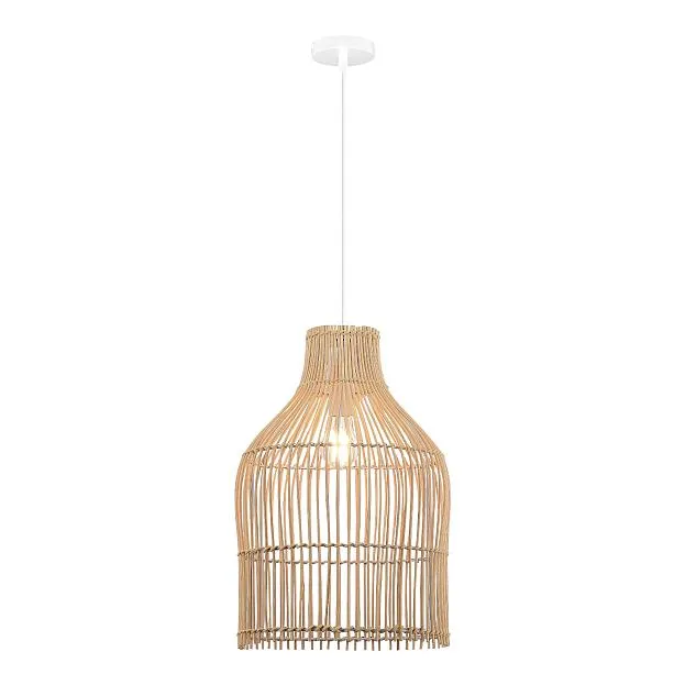 Светильник подвесной Белый/Бежевый E27 1*40W ST-Luce SL1513.523.01 CESTA