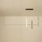 Реечный, рядный светильник SQUIRREL Размер L. Цвет Черный. Теплый свет Lampatron 6522-17766