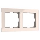 Рамка на 2 поста Werkel W0022743 Acrylic айвори a060538