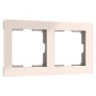 Рамка на 2 поста Werkel W0022743 Acrylic айвори a060538