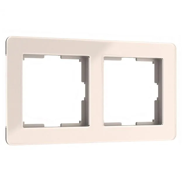 Рамка на 2 поста Werkel W0022743 Acrylic айвори a060538
