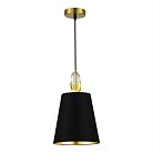 Подвес Латунь/Черный E27 1*40W ST-Luce SL1759.303.01 LINGOTTI