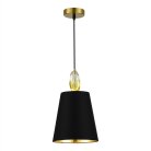 Подвес Латунь/Черный E27 1*40W ST-Luce SL1759.303.01 LINGOTTI