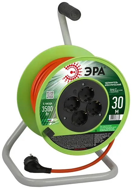 Розеточные блоки, удлинители ЭРА RP-4e-3x1.5-30m