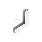 Коннектор угловой MAG-CON-4563-L90-INT (WH, внутренний) Arlight 026926 MAG 45 CON 4563