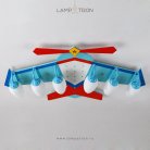 Потолочный светильник AIRCRAFT 6 плафонов. Lampatron 2109-3313