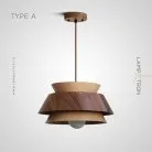 Подвесной светильник ANDREW Тип A. Темное дерево Lampatron andrew-a-dark 7409-20480