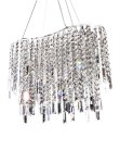 Хрустальная подвесная люстра Lumina Deco LDP 2159-800 CHR Zucchero