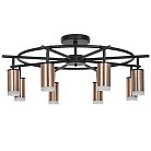 Потолочная люстра Lightstar LR7183080 RULLO ЧЕРНЫЙ/МЕДЬ