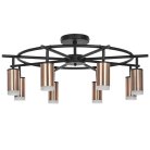 Потолочная люстра Lightstar LR7183080 RULLO ЧЕРНЫЙ/МЕДЬ