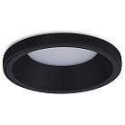 Светильник встраиваемый, под лампу GX53, D112xH33мм, IP20, черный Donel DN15010R1B DN15