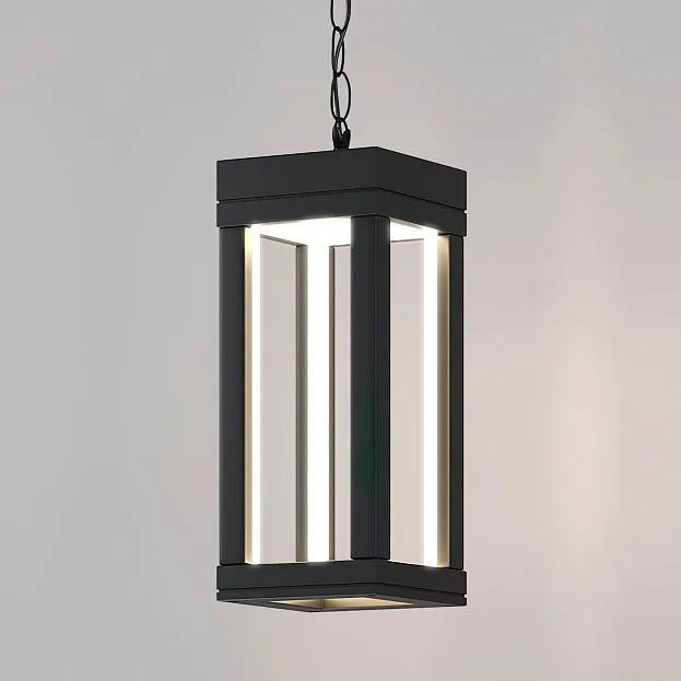 Уличный подвесной светильник Elektrostandard 1528 TECHNO LED черный Frame a051857