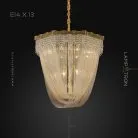 Люстра OLIVIA CH 13 ламп Lampatron 6707-18334