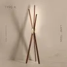 Торшер CONNER Тип A. Темное дерево Lampatron 6881-18841