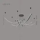 Готовая комбинация светильников TEOLINE 8 ламп. 60 + 80 см Lampatron 6470-17449