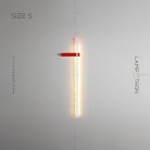 Бра GIA Размер S. Цвет Белый + Красный. Теплый свет Lampatron 2595-6144