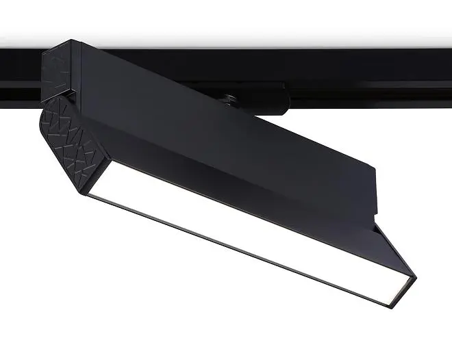 Трековый однофазный светодиодный светильник Ambrella light GL6808 BK Трековый однофазный светодиодный светильник Ambrella light GL6808 BK