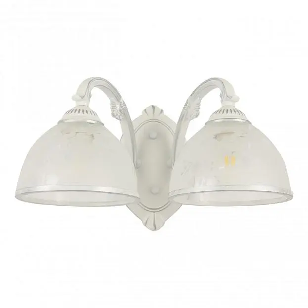 Бра с плафонами Arte Milano 349737/2W WT+SL AM349737 Бра с плафонами Arte Milano 349737/2W WT+SL AM349737