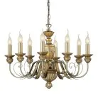 Подвесная люстра Ideal Lux FIRENZE SP8 ORO ANTICO (DORA SP8) 020839