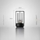 Настольная лампа MICHI Цвет Черный Lampatron 8398-23014