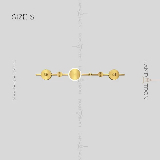 Бра LIDDA Размер S. Цвет Латунь Lampatron lidda-s-brass 5417-13911 Бра LIDDA Размер S. Цвет Латунь Lampatron lidda-s-brass 5417-13911