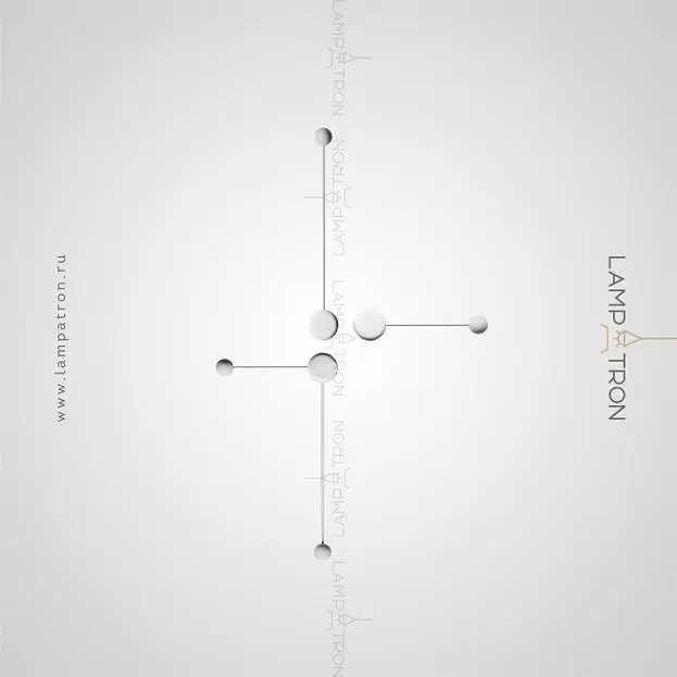 Бра DOTS SLIM Комбинация S+M+L. Цвет белый Lampatron 3170-23503 Бра DOTS SLIM Комбинация S+M+L. Цвет белый Lampatron 3170-23503