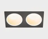 Встраиваемый светильник ItalLine IT08-8013 white 3000K 2 шт + IT08-8015 black 3000K 2 шт + it08-8015 black