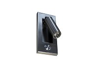 Настенный светильник Donolux DL18436/K S.Nickel
