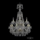 Люстра хрустальная Bohemia 1409/10+5/195/XL-83/2d G