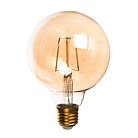 Лампа светодиодная филаментная диммируемая Gauss 105802006-D E27 6W 2400K золотая Filament
