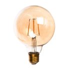 Лампа светодиодная филаментная диммируемая Gauss 105802006-D E27 6W 2400K золотая Filament