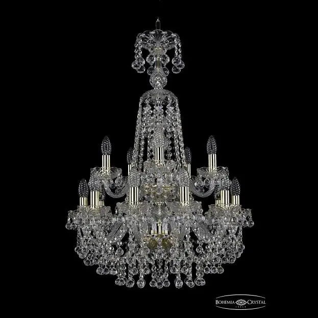 Люстра хрустальная Bohemia 1409/10+5/195/XL-83/2d G Люстра хрустальная Bohemia 1409/10+5/195/XL-83/2d G