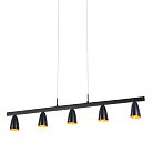 Подвесной светильник Delight Collection P0184-5A black/gold
