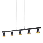 Подвесной светильник Delight Collection P0184-5A black/gold