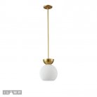 Подвесной светильник iLamp P6079-1 GD+WH MONO