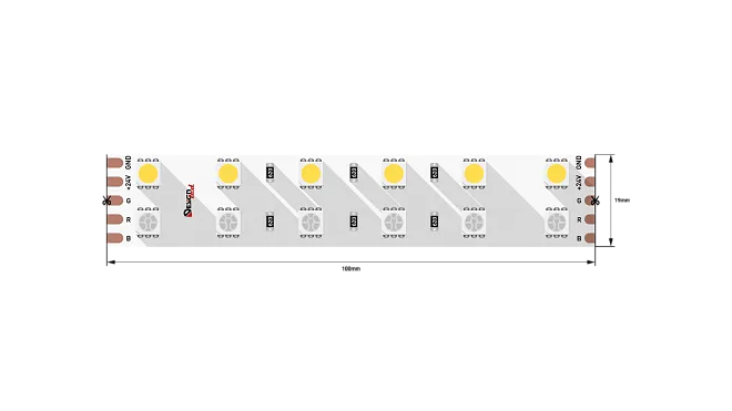 Светодиодная лента IP33 RGB + нейтральное белое свечение SWG DSG5120-24-RGB+NW-33  Светодиодная лента IP33 RGB + нейтральное белое свечение SWG DSG5120-24-RGB+NW-33