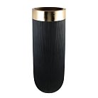 Ваза декоративная d460, H-1200, стекловолокно, черный, золото Eglo 428194 SKHIRA