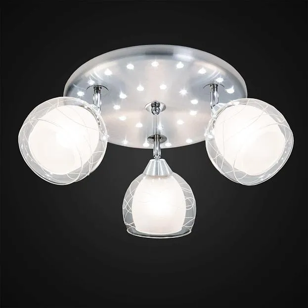 Люстра с поворотными плафонами Алюминий Хром Citilux CL158132 Самба Люстра с поворотными плафонами Алюминий Хром Citilux CL158132 Самба