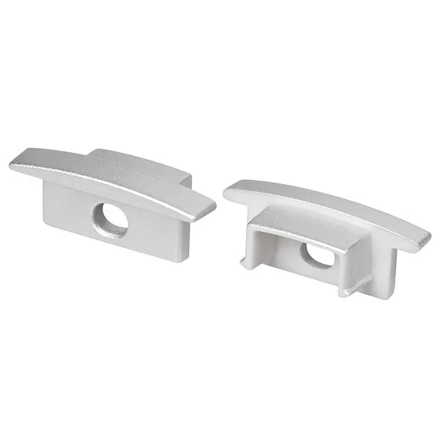 Заглушка LINE-2308-F SILVER с отверстием Arlight 054383